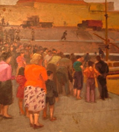 Título desconocido, banquina del Puerto de  Mar del Plata