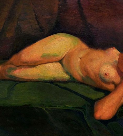 Desnudo recostado