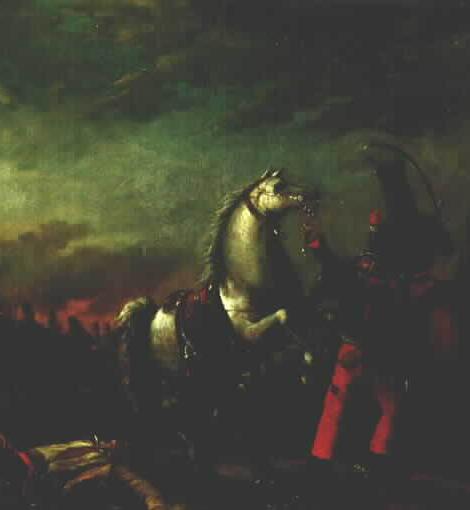 Carga de caballería del ejército federal