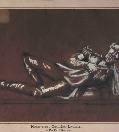 La muerte del General Lavalle
