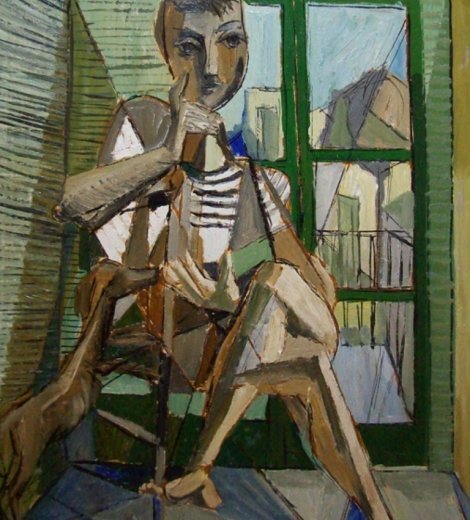 Personaje sentado