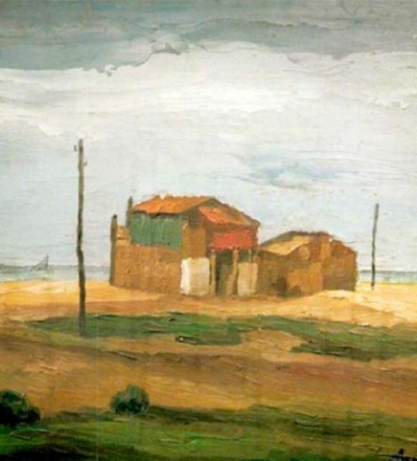 Paisaje con casas