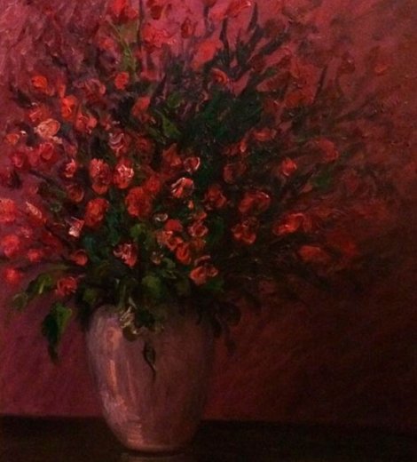 Jarrón con flores