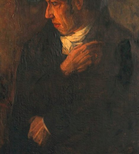 El pintor Miguel Carlos Victorica