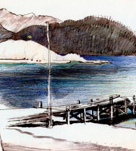 Embarcadero en Lapataia