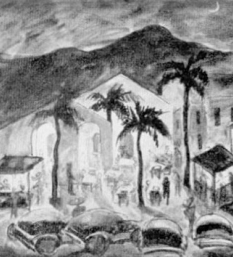 Anochecer en Acapulco