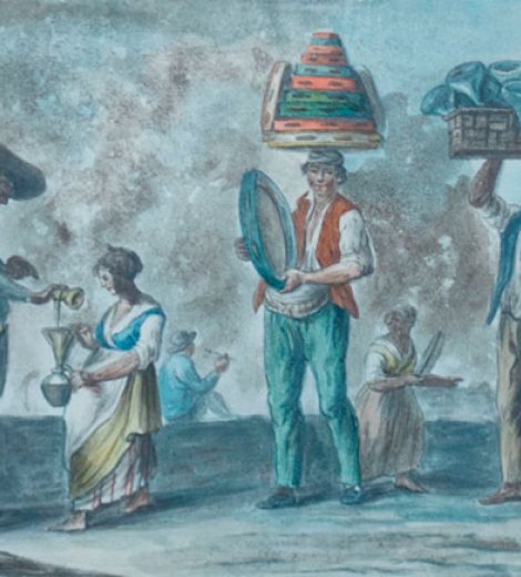 Escena de mercado