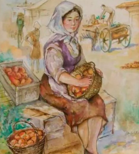 Mercado de naranjas