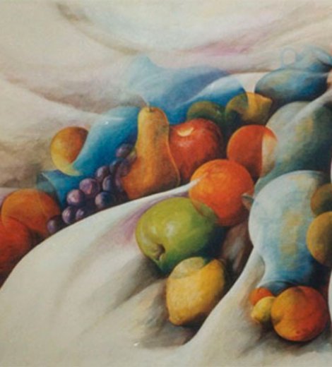 Vasijas y frutos