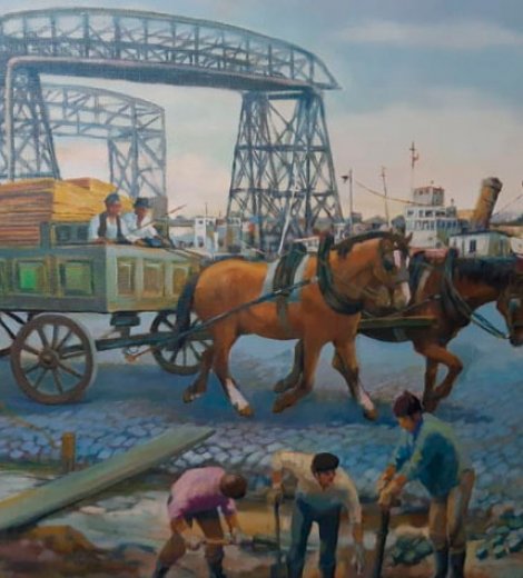 Trabajo en el puerto